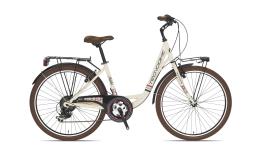 CITY BIKE TECNOBIKE ADELE 26 TY300 6V CREMA