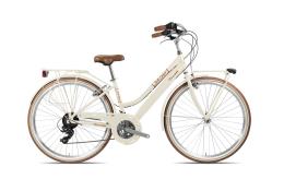 CITY BIKE TECNOBIKE BELLE EPOQUE 28 TY300 21V CREMA