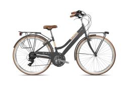 CITY BIKE TECNOBIKE BELLE EPOQUE 28 TY300 21V GRIGIO