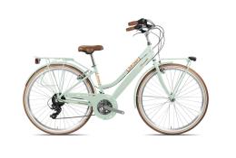 CITY BIKE TECNOBIKE BELLE EPOQUE 28 TY300 21V VERDE