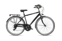 CITY BIKE TECNOBIKE BELLE EPOQUE UOMO 28 TY300 21V NERO OPACO