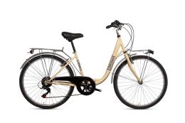 CITY BIKE TECNOBIKE DAFNE 26 TZ500 6V CREMA