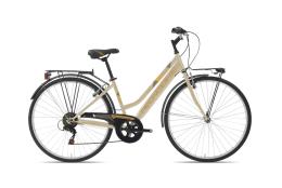 CITY BIKE TECNOBIKE LOUNGE 28 TZ500 6V CREMA