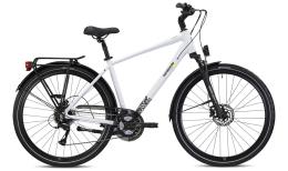 CITY TREKKING LOMBARDO MILANO 28 ACERA 24V BIANCO NEVE LUCIDO