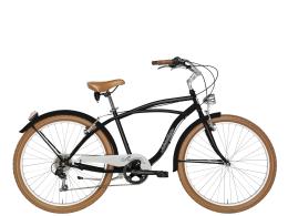 CRUISER CICLI ADRIATICA 26 UOMO TY21 6V NERO OPACO