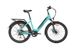 ELECTRI NENE 26 DONNA SHIMANO 8V VERDE ACQUA