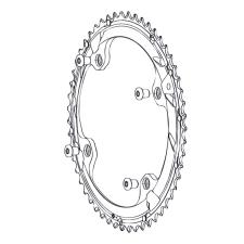 INGRANAGGIO CAMPAGNOLO RECORD 52 x 36 + VITI 12 V.