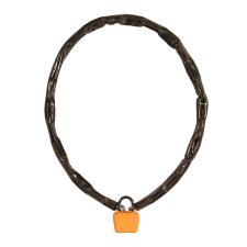 LUCCHETTO ONGUARD NEON BULL A CHIAVE 1000 x 8 mm ARANCIO FLUO