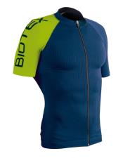 MAGLIA BIOTEX MANICA CORTA ULTRA  BLU LIME
