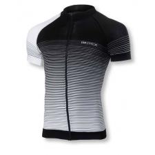 MAGLIA BIOTEX MANICA CORTA ULTRA MILE RIGHE BIANCO NERO