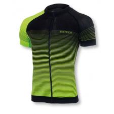 MAGLIA BIOTEX MANICA CORTA ULTRA MILE RIGHE LIME NERO