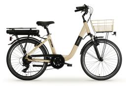 MBM RHEA 24 DONNA SHIMANO TY300 7V CREMA OPACO