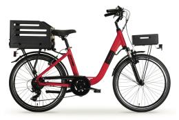 MBM RHEA 24 DONNA SHIMANO TY300 7V ROSSO RUBINO OPACO