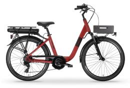 MBM RHEA 26 DONNA SHIMANO TY300 7V ROSSO RUBINO OPACO