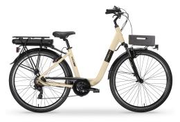 MBM RHEA 28 DONNA SHIMANO TY300 7V CREMA OPACO