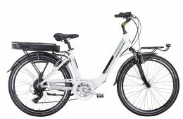 MONTANA E-AYDA 26 DONNA SHIMANO TY-300 6V BIANCO
