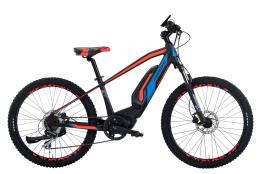 MONTANA E-JET 24 SHIMANO ACERA 7V NERO BLU ARANCIO