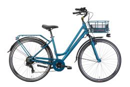 OLMO E-BORGO 28 DONNA SHIMANO TY300 7V BLU