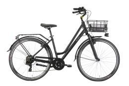 OLMO E-BORGO 28 DONNA SHIMANO TY300 7V NERO