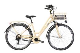 OLMO E-BORGO 28 DONNA SHIMANO TY300 7V PANNA