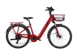 OLMO PALMARIA 26 DONNA SHIMANO TY300 7V ROSSO RUBINO