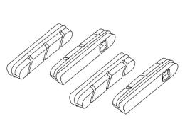 PATTINI CAMPAGNOLO NERI RECORD 11 V. (4 PZ.)