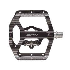 PEDALI BRN PACER ALLUMINIO CNC NERO