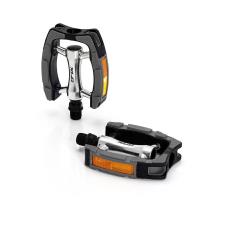 PEDALI CITY BIKE XLC PD-C07 NERO ARGENTO GRIGIO