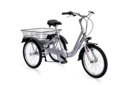 TRICICLO SPEEDCROSS TRE RUOTE 20 SHIMANO TY300 6V ARGENTO