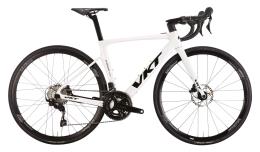 VEKTOR E-SCUD 2.0 SHIMANO 105 2x12V BIANCO REFLEX ROSA MONOCOLORE